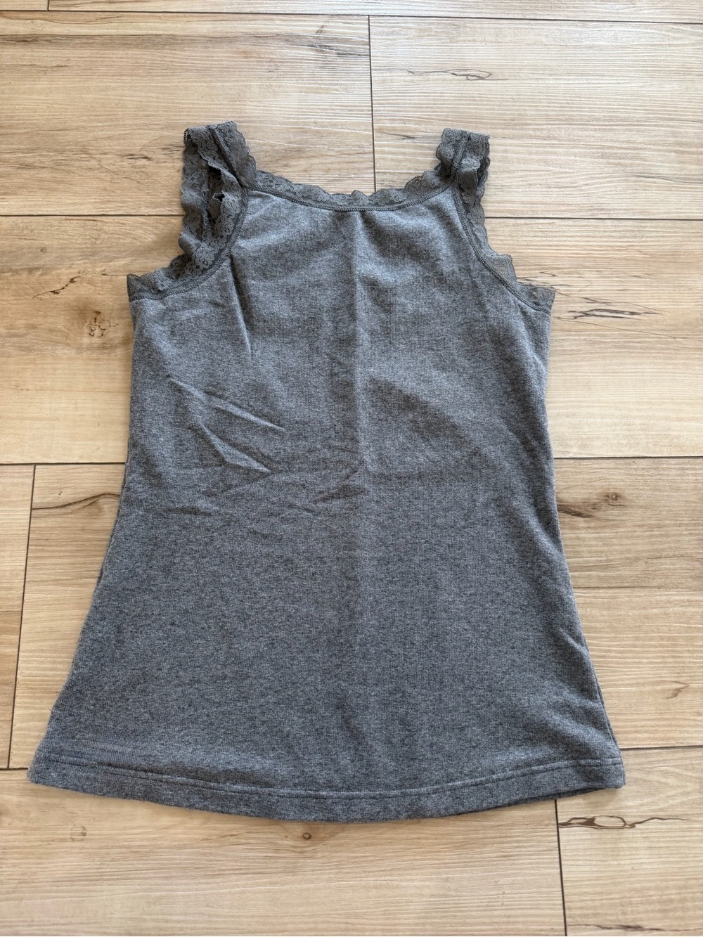 Maidenform Flexees Shapewear Lace Trim Tank Lined Medium